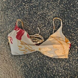 L*Space Multicolor Floral Bikini Top